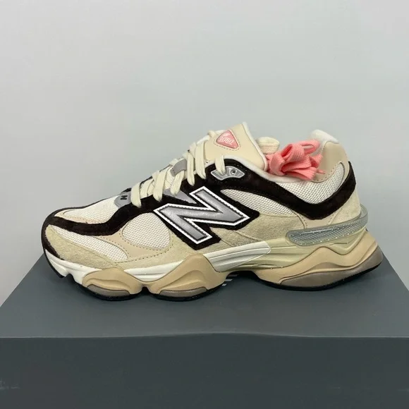 New Balance Men’s Sandstone Brown White 9060 Athletic Y2K Inspired Sneakers‎ - Picture 6 of 12